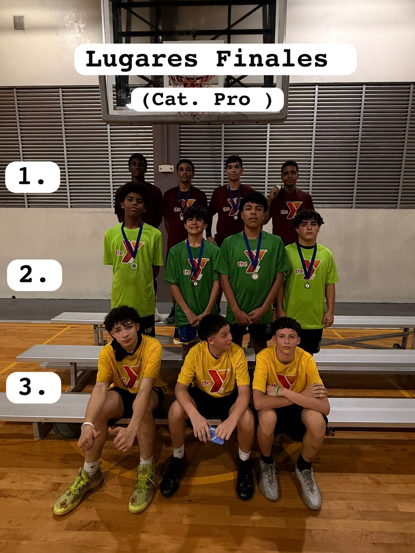 Final del torneo juvenil de baloncesto en la YMCA